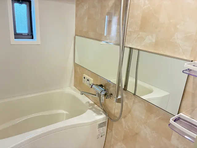 頑固なカビ・水垢・石鹼カスを徹底洗浄！エプロン内の高圧洗浄致します。サービスの画像