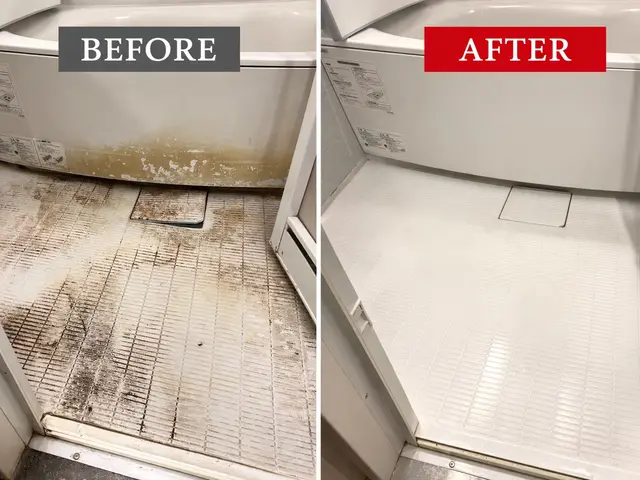 ★選べる浴室清掃＋レンジフードのお得なセット★店長、副店長が得意とする箇所です◉サービスの画像