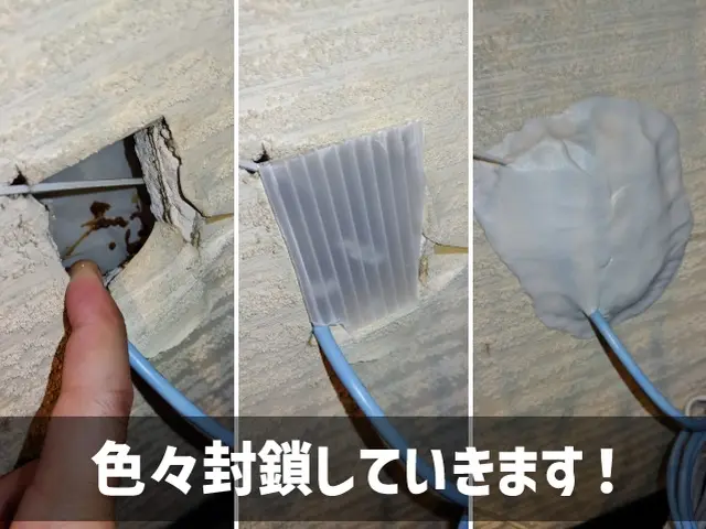 【東京練馬近郊】ゴキブリの出ないお部屋を！穴埋め込【入居前対策・割引有り】サービスの画像