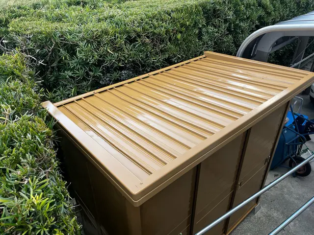 物置の塗装（錆止め+上塗り2回塗り）サービスの画像