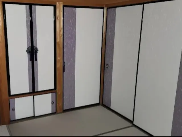 創業50年の信頼。当店は押入、天袋の裏紙は無料サービスで張り替え致します。サービスの画像