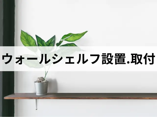 長年の経験と技術で安心な作業！ウォールシェルフの設置、取り付けはお任せ下さい！サービスの画像