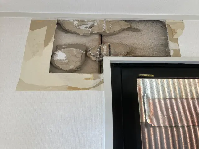 壁穴補修、凹み補修、ニャンコちゃんのイタズラ（爪研ぎ跡、引っ掻き傷）対応します。サービスの画像