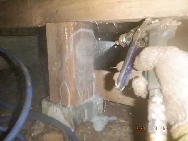 しろあり防除施工士◎業歴15年〜◎年間300件〜◎5年保証◎損害賠償保険付きサービスの画像