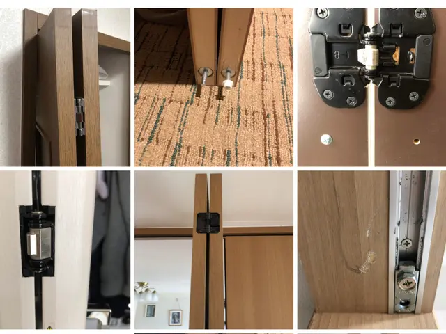 ドア修理、クローゼット修理、キッチン扉修理、折れ戸修理、引き戸修理・お安くしますサービスの画像