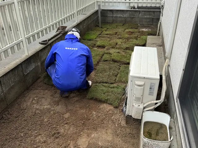 【 一週間以内対応可能】管理のし易い高麗芝使用◎どこよりも安く◎簡単な管理も説明サービスの画像