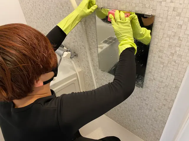 【カード可】普段のお掃除では取り切れない水垢、エプロン内もスッキリ♪サービスの画像