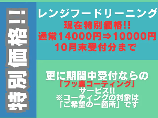 【自然由来の洗剤】★特別価格j★14000円⇒10000円♫損害保険☆大手経験◉サービスの画像