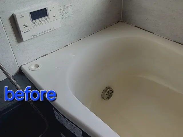 カビだらけの水回りのコーキング。打ち換えてスッキリしませんか？サービスの画像