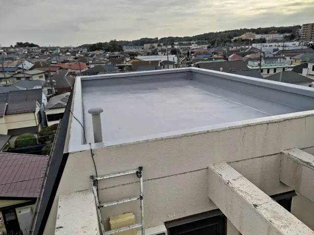 屋上ベランダ防水工事　高圧洗浄サービスの画像