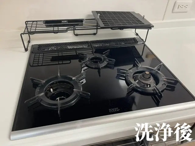 ご自身でがんばらなくて大丈夫◎キッチン・コンロの頑固汚れは当店にお任せください！サービスの画像