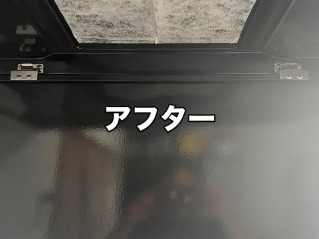分解したパーツ類のビフォーアフターをお客様にご確認して頂きその後組み付けます！サービスの画像