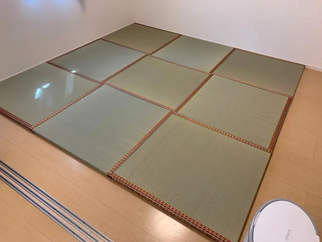 素材作りから、お届け前の拭き仕上げまで、畳1級技能士がお届けします。サービスの画像