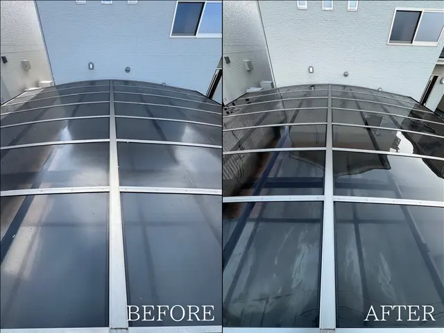 【手洗い】カーポート洗浄◎完全自社施工◎オリジナル洗剤◎手洗い洗浄サービスの画像