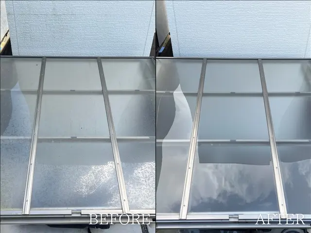 【手洗い】カーポート洗浄◎完全自社施工◎オリジナル洗剤◎手洗い洗浄サービスの画像