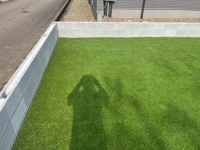 人工芝　天然芝施工　整地　電圧サービスの画像
