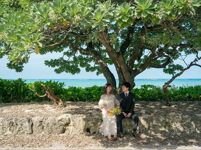 恥ずかしがり屋のためのウェディングフォト