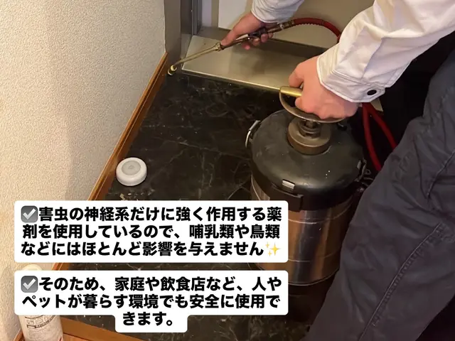 大手出身のプロが提供！1ヶ月保証付きで根本から解決するゴキブリ駆除サービスの画像
