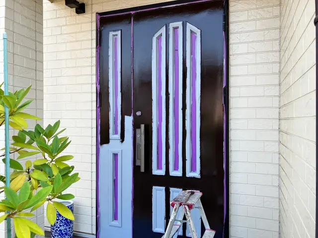 ★玄関ドア塗装(ドア両面)★サービスの画像