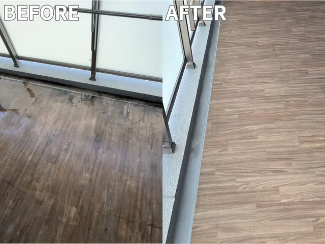 ベランダ・バルコニークリーニング★50%OFFキャンペーン開催中★サービスの画像