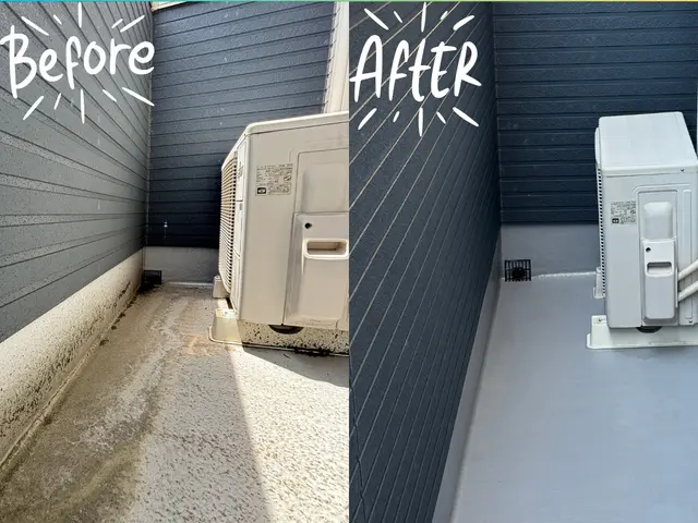 ベランダ・バルコニークリーニング★50%OFFキャンペーン開催中★サービスの画像