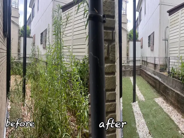 【草刈り】◎年中無休◎お庭の事はプロの私達にお任せください★自社対応★サービスの画像