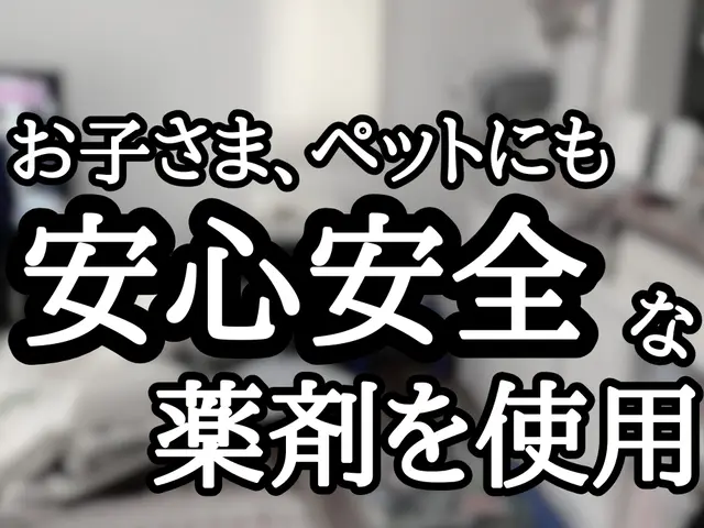 《最短即レス即日対応》納得価格の徹底施工！その他の不快害虫までついでに予防しますサービスの画像