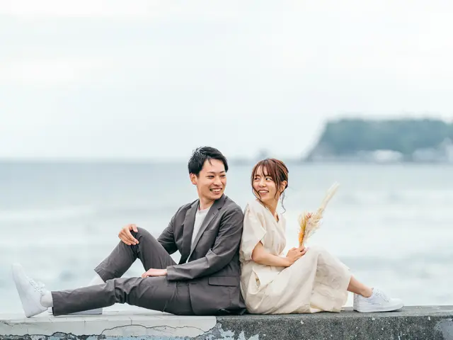 【愛おしい瞬間を形に】自然なおふたりを残します！ペットも一緒に♪サービスの画像