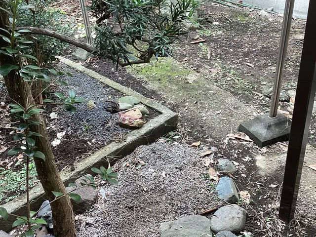 お庭のレイアウトまでセンス良く！ゴミ代駐車場代込み880円/㎡。サービスの画像