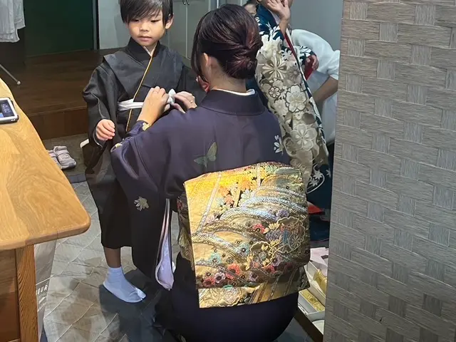 【2児の母対応】ママ/お子様大歓迎❤︎❤︎苦しくない着付け◉小道具の貸出も可能！