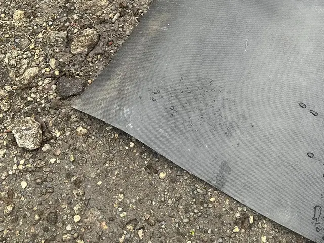 防草シート　施工させて頂きます。サービスの画像