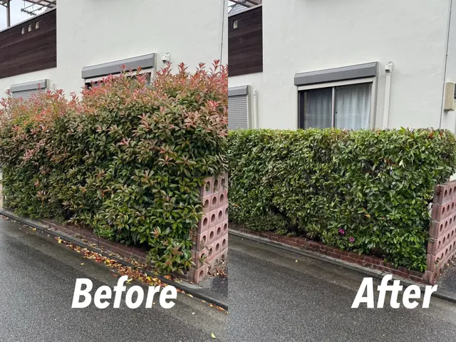 作業外注一切なし！経験豊富な職人が施工！お庭でお困りのことはお任せください！サービスの画像