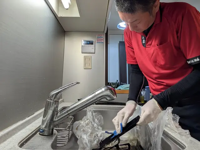 キッチンの頑固な油汚れ、シンクの水垢汚れ　KIREIに致します！サービスの画像