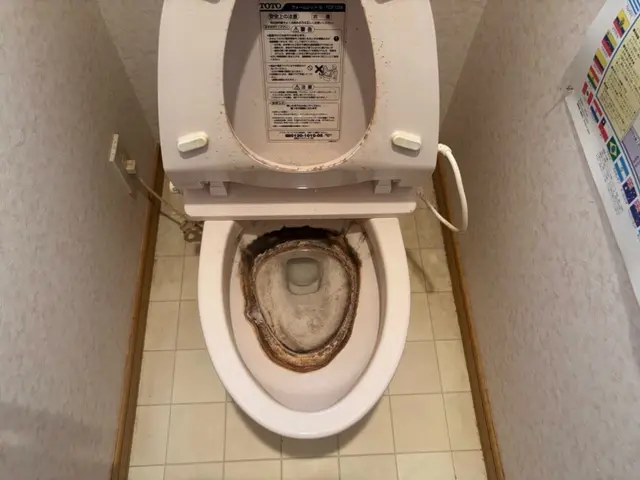 ブラシで落ちない水垢や、尿石などお任せください！ご相談大歓迎★フッ素コート無料中サービスの画像