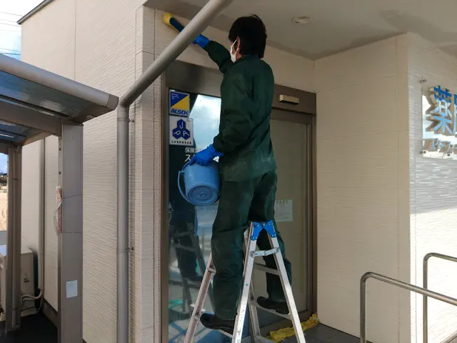 外壁タイルの高圧洗浄サービスの画像