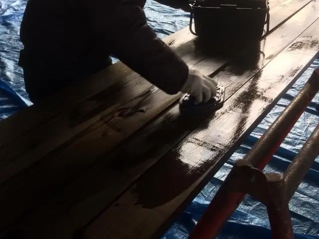 ウッドデッキの補修　塗装　新設いたします。サービスの画像