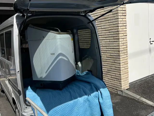 縦型洗濯機の移設、設置サービスの画像