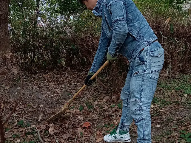隅々まで綺麗に掃除致します！お庭や別荘地の落ち葉清掃はお任せ下さい！サービスの画像