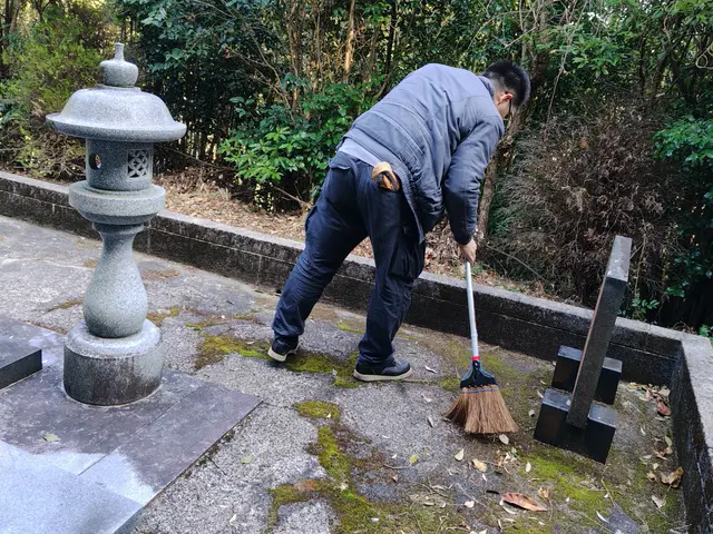 ◤真心込めて細部まで◢◎墓石クリーニング・お墓参り代行◎ご高齢・遠方の方も◎サービスの画像