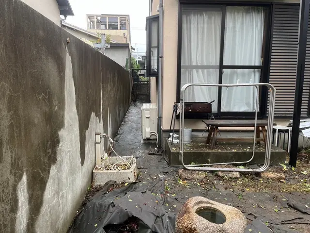 伸びて邪魔な蔦取り除きます！蔦がらみ伐採、草刈りお任せください！サービスの画像