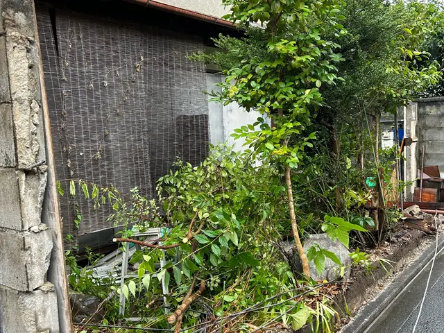 【お家周りを綺麗に】伐採から処分、仕上げまでお任せください☆サービスの画像