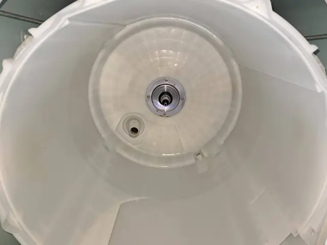 洗濯槽の裏側は洗剤残りとカビの温床です。きれいにはがしてお洗濯ものを清潔に！サービスの画像