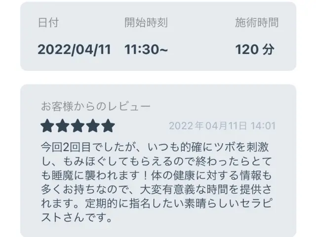 【Premium全身整体】医師/プロスポーツ選手等の定期メンテナンスも担当サービスの画像