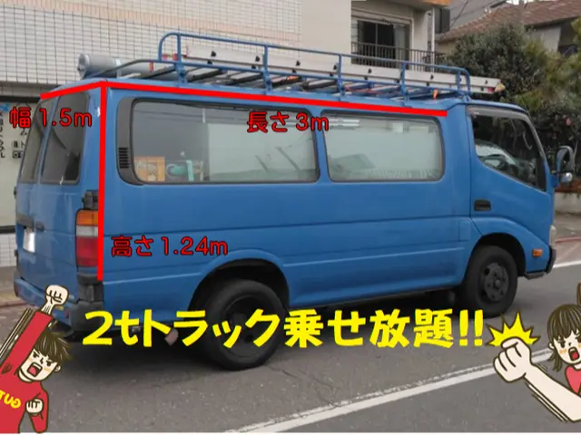 ☆予約前に質問欄に！☆2ｔトラックに載せられるだけどうぞ！※希望日別日必須サービスの画像