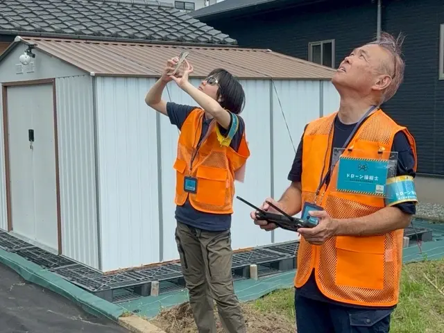 ドローン撮影いたします。空撮の他、建物診断もいたします。