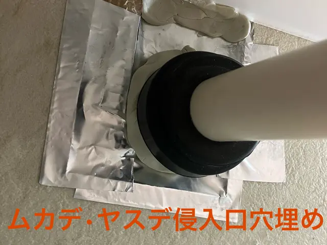 害虫金賞•ムカデ•ヤスデ駆除予防する事でゴキブリの再発防止も料金内で可能！関西！サービスの画像