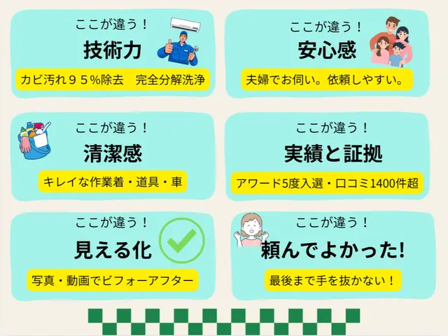 ＠夫婦でお伺い♪プロにおまかせ ＠小さな子にも安心安全の洗浄力サービスの画像