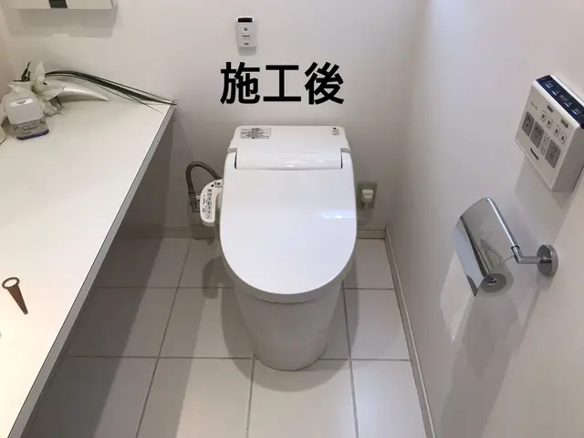 トイレリフォームもお任せ下さい！内装込みのリフォームもお引き受け可能です！！サービスの画像