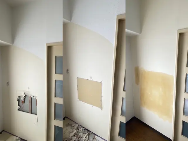 壁の穴、凹み、ペット傷では口コミ数、評価全国1位！お任せ下さい大阪市から伺いますサービスの画像