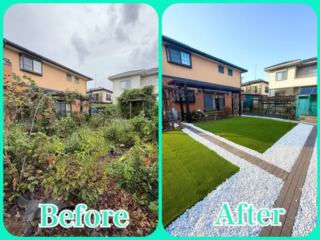 厚施工キャンペーン実施中！お庭のメンテナンスを楽に！お手入れ楽。見栄え良し。サービスの画像